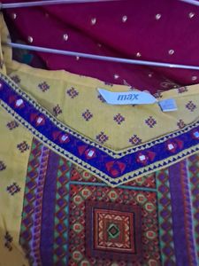 Bohemian Yellow Print Dress