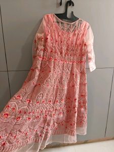 Elegant Pink Kurta Set with Jacket