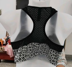 ELITE Plus Size Monochrome Printed Front-Zip Sport