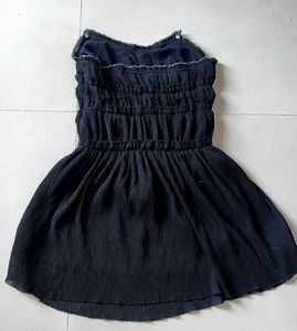 Smocked Black Tube Top