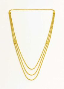 Gold Tone Layered Necklace