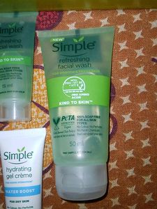 Simple Face Wash+Moisturizer
