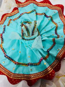 Laddu Gopal Fancy Dress Fabric Net