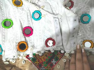 Embroidered Mirror Work Blouse