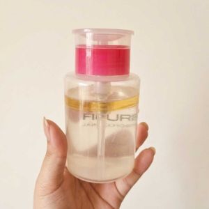 Pump Dispenser with Waterproof Makeup Remover