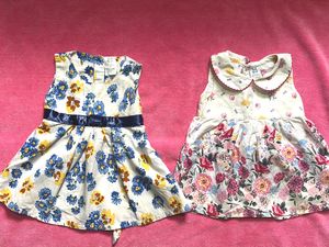 Baby Floral Frocks   ( Pack Of Two)
