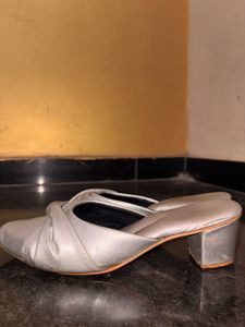Slip-on mule heels