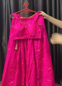 Vibrant Pink Lehenga Choli Set