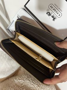 Coach Coffee Brown signature wallet