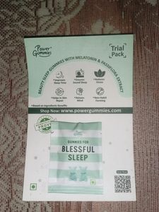 Power Gummies For Blessful Sleep ( 10 Packets, Total 20 Gummies )