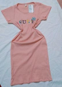 Baby Winter Pink Aline Dress ✨