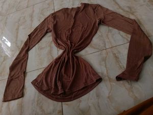 🎀BUY '1' GET '1' FREE Brown Long Sleeve Top