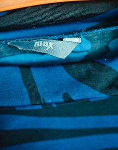 Blue Zebra Print Tee