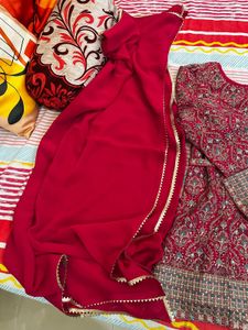 Elegant dark pink Ethnic Kurta Set