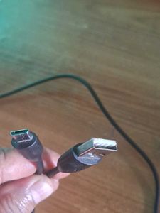 Black Micro USB Charging Cable