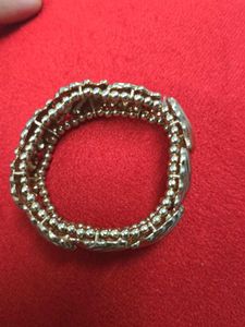 Gold Tone Seashell Bracelet