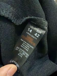 Classic Black Straight Leg Pants