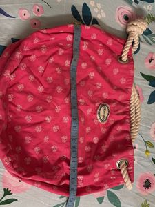 Pink Floral Hobo Bag