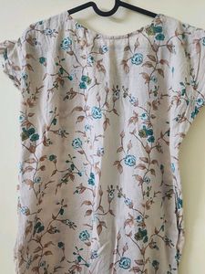 Floral Print kurti with dupatta