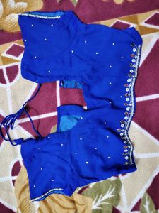 Party Wear Saree With Blouse