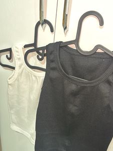 Pack of 2 Ribbed Tank Tops