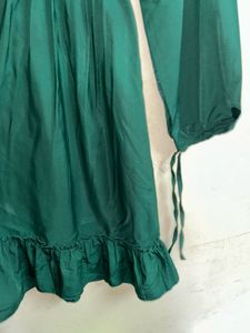 Emerald Green Off-Shoulder Mini Dress