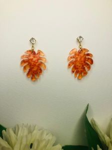 Tropical Leaf Earrings