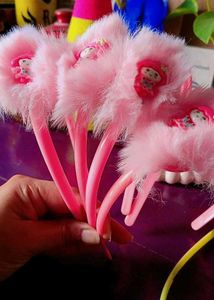 Fluffy hairband for girls
