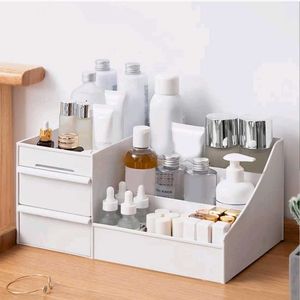 White Cosmetic Organizer