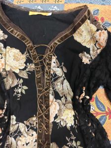 Bohemian Floral Lace Long Sleeve Top