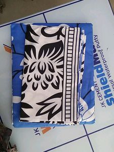 💥Tc Cotton Double Bedsheet With 2 Pillow Cover