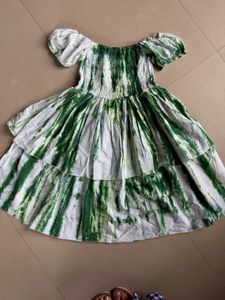 Boho Tie-Dye Tiered Midi Dress