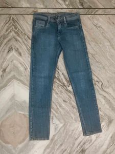 texture Blue Denim Jeans