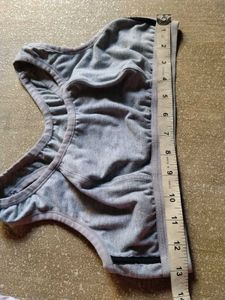Comfortable Grey Cotton sports bra