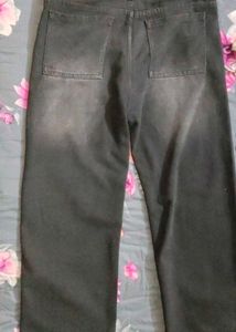 Stylish Black Wash Wide Leg Jeans