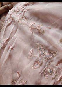 Pink Embroidered Lehenga Set
