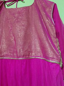 Stunning Pink Anarkali Gown