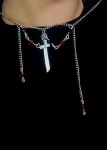 Swords And Slashes Necklace