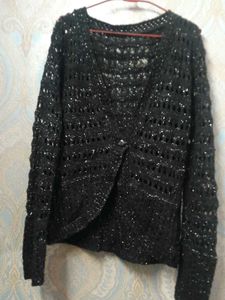 black net cardigan for women,winters