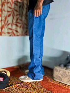 Neavy Blue Baggy Jeans Pant