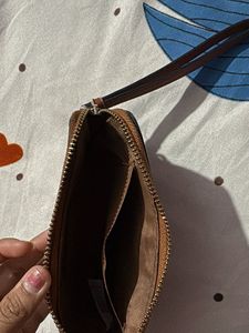 Coach Signature Wristlet Pouch
