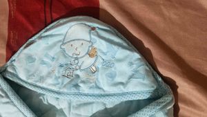 soft light blue baby carry nest