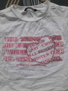 Y2k Pink And White Top 🎀 (Not Used)