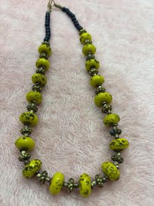Boho Beaded Statement Necklace