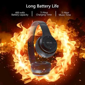💥 Wireless Bluetooth Portable Sports Headphones With Microphone, Stereo Fm, Memory Card Support As Per Available Colour Design