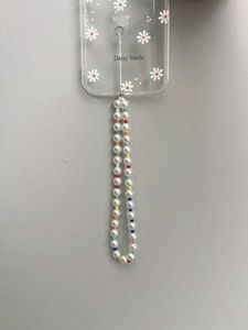Beaded Phone Charm Strap💚