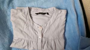 VanHeusen Blue Dotted Top