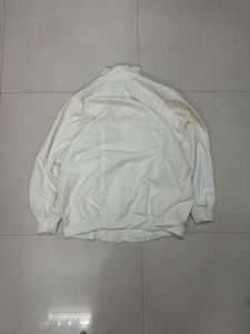 Cream Zip-Up Bomber Jacket 🇺🇸