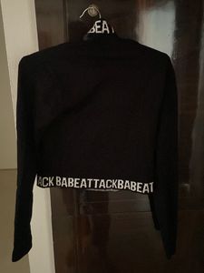 BabeAttack Halter Crop Sweater Size MDivided