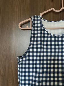 Cute Gingham Tank Top